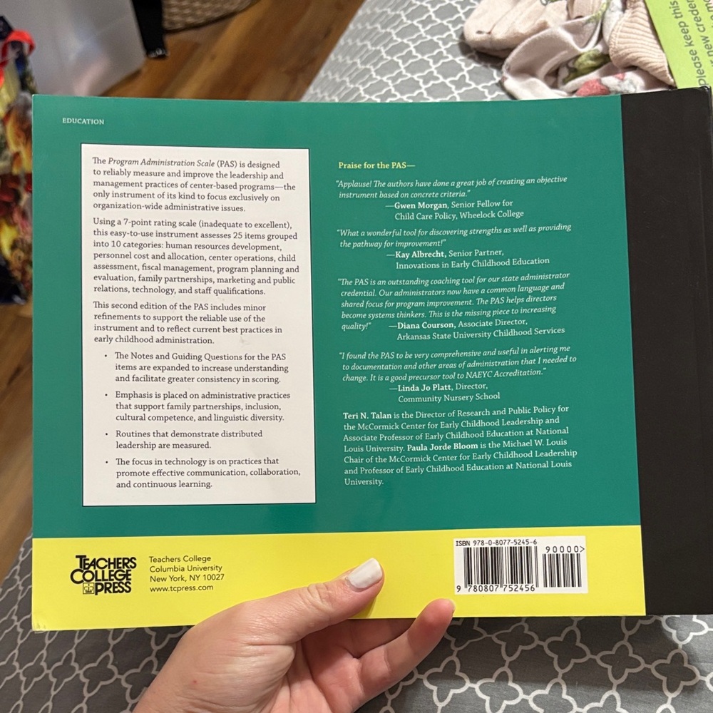 Program Administration Scale Book - Green Cover - Picture 3 of 3